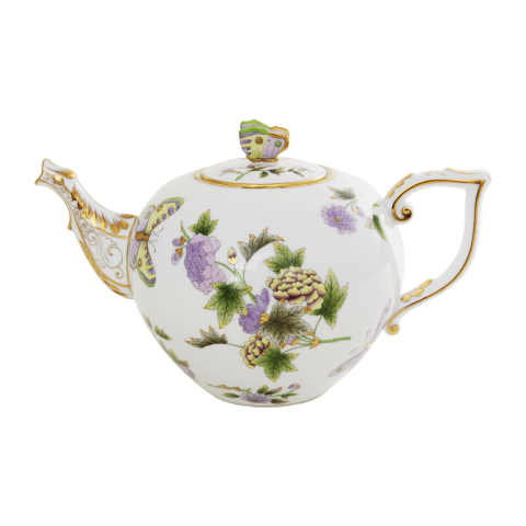 Teapot, butterfly knob